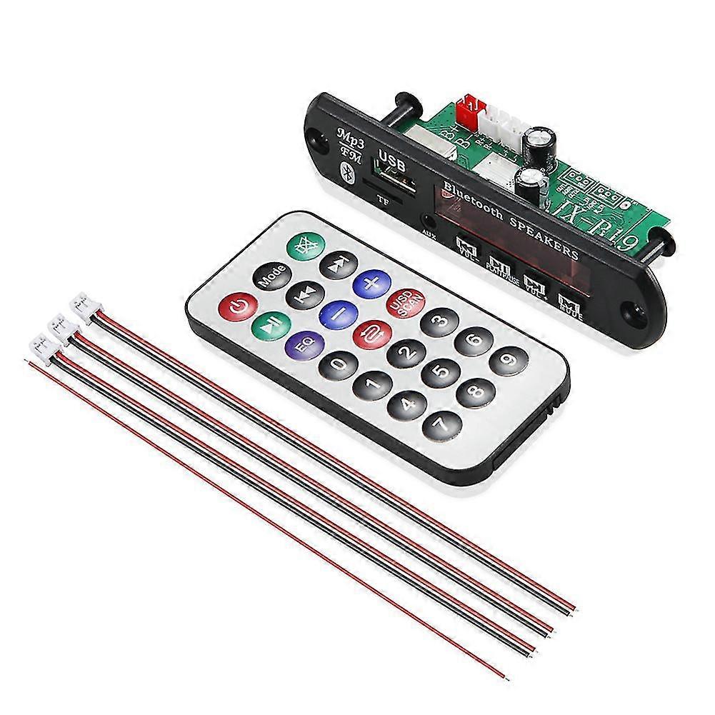 Power Amplifier 80w Player Decoder Board 7v-20v Bluetooth5.0 Car Mp3 Fm Radio Module Tf Usb Aux Wma