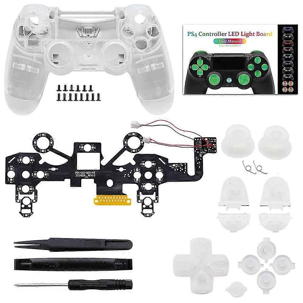For Ps4 Pro Wireless Controller Led Light Board Diy Button Analog Joystick Led Light Board For Ps4