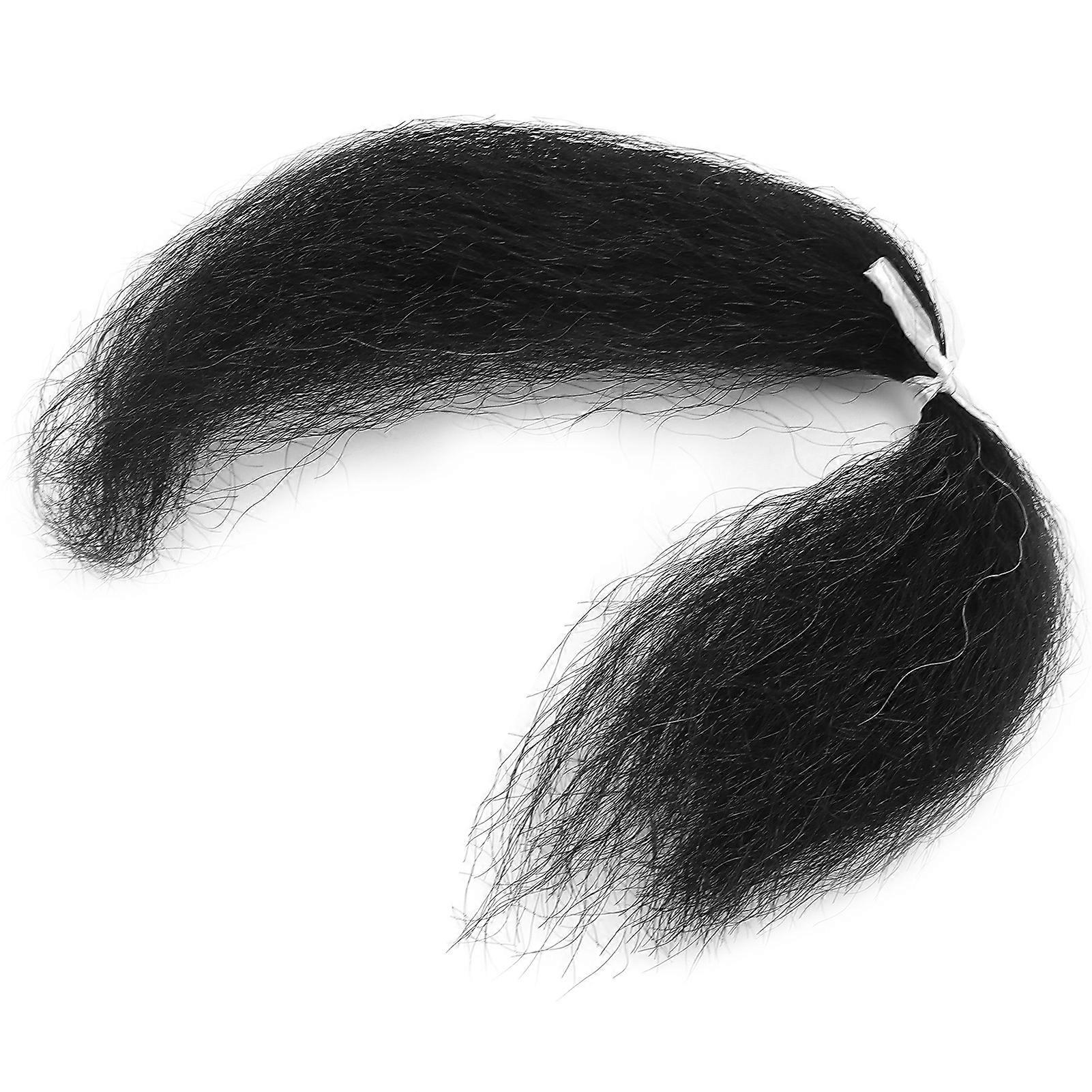 8g Reusable Fake Face Beard Mustache Simulation Film Makeup Special Effect False BeardBlack