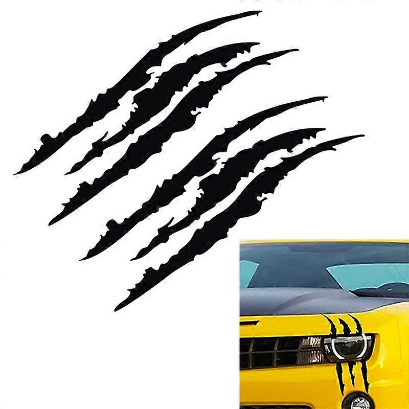 2 PCS Reflective Car Sticker Car Headlight Decoration