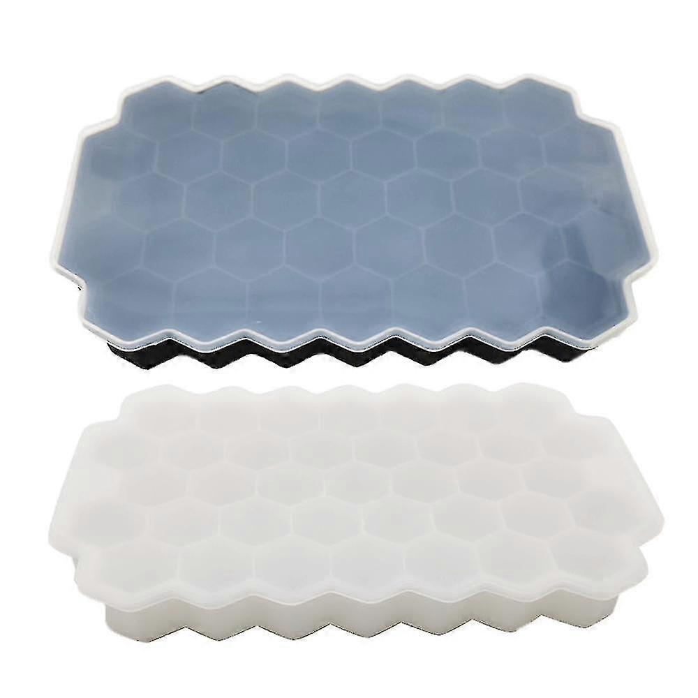 Ice Tray - For Making Hexagonal Ice, Includes 2 Trays (5pcs)