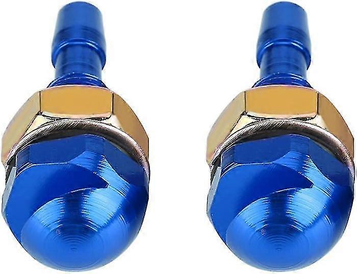 2pcs Windshield Nozzle Washer Nozzle, Universal Car Auto Windshield Wiper Spray Jet Nozzle Replacement Kit(blue)