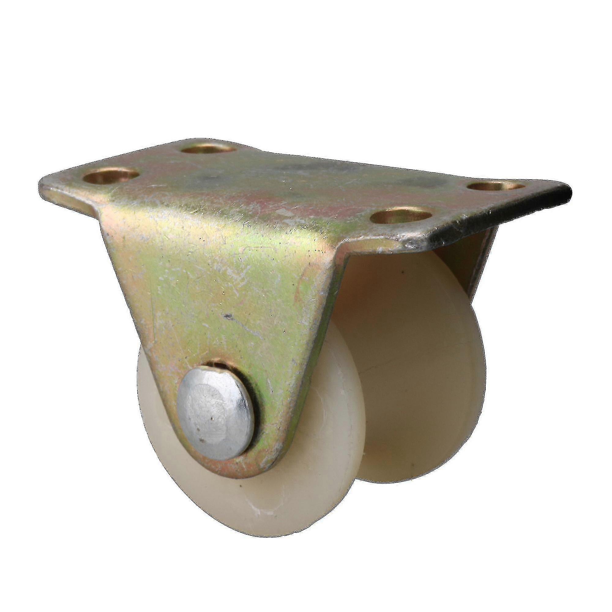 2pcs Nylon Top Plate Caster Wheels 1.2inch For Inverted Track Rolling Gate