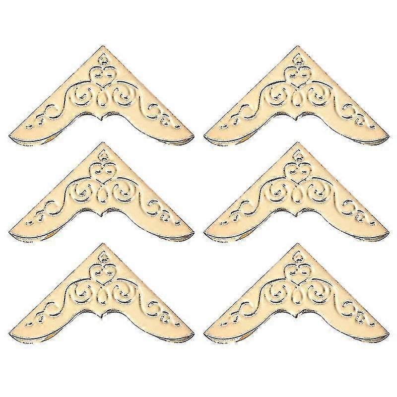 20 PCS Scrapbook Album Corner Protectors, Delicate Pattern Folders