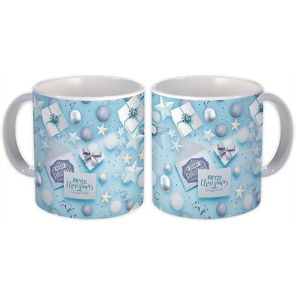 Gift Mug: Silver Christmas Balls Gift