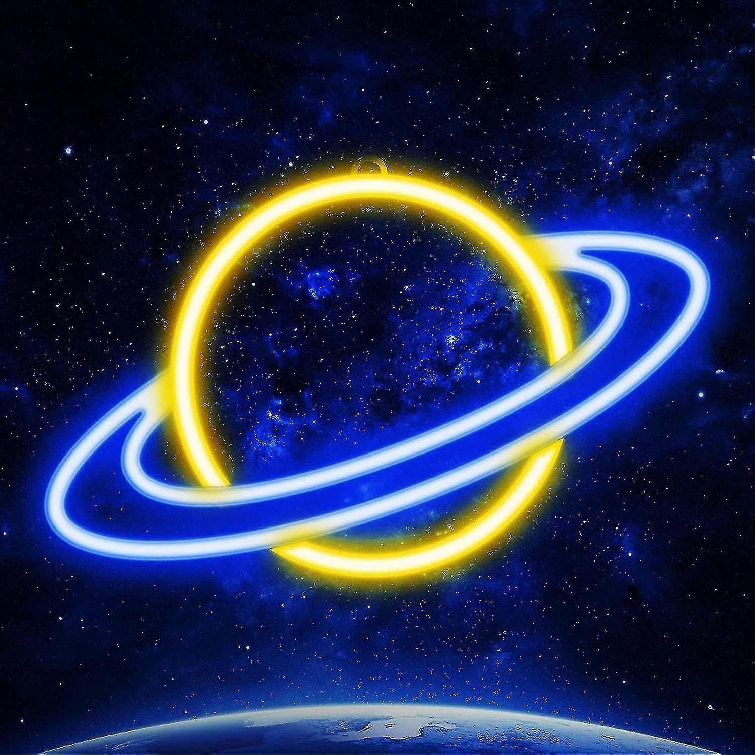 Neon Zeichen Planet Led Neon Lichter Neon Licht Schild für Wand USB / Batterie Powered Hohe Qualität
