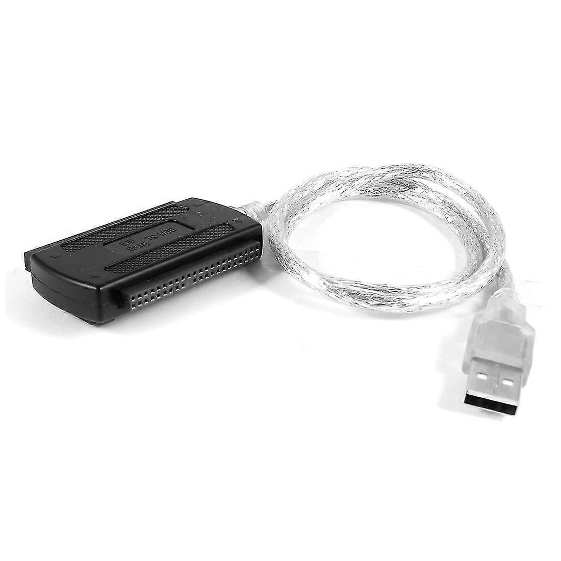 Pc Usb 2.0 To Sata Ide 40 Pin Cable Adapter For 2.5 3.5 Hard Disk