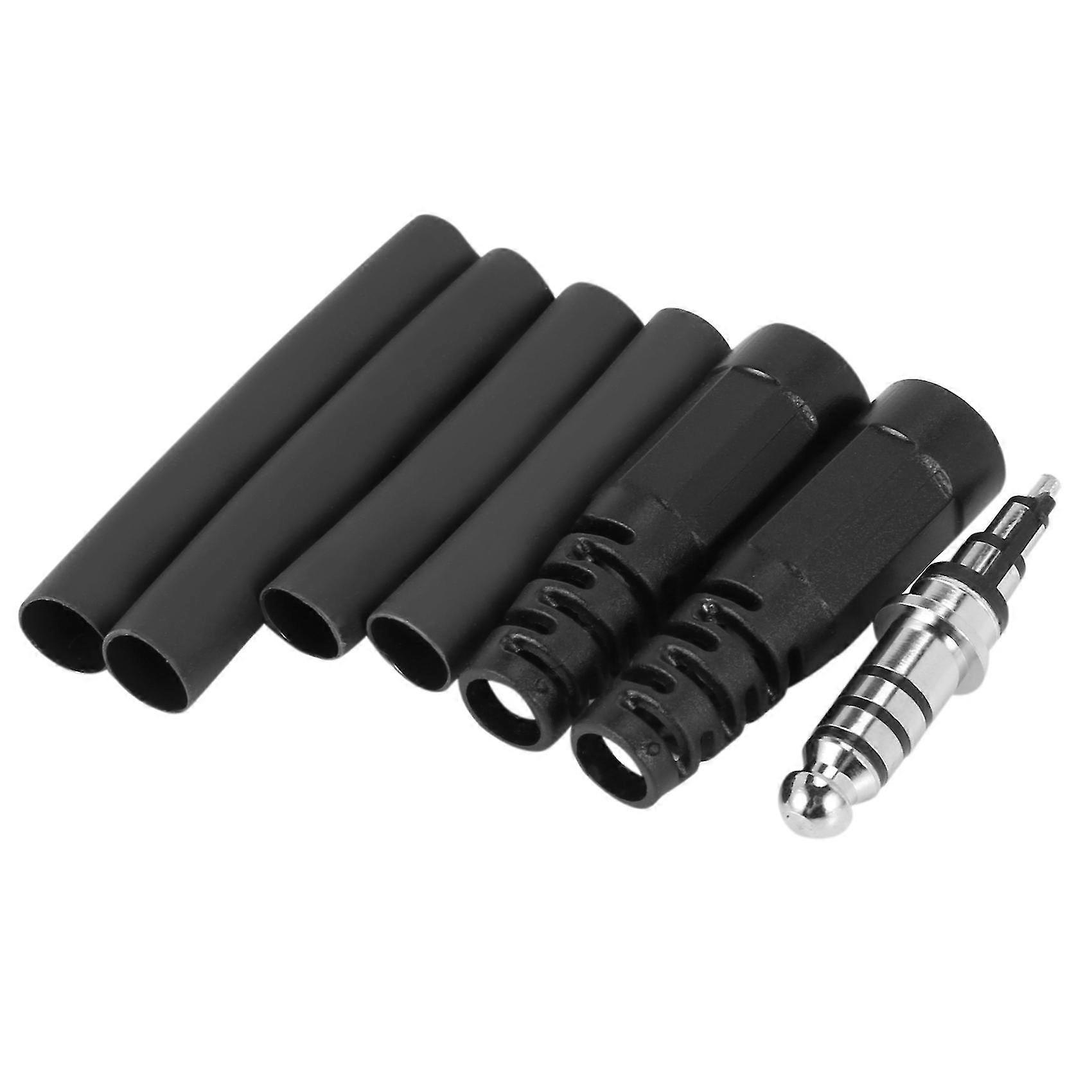 Replacement Helicopter Plug Headset Adapter U-174  U Type A Solder For David Clark Helicopter Head