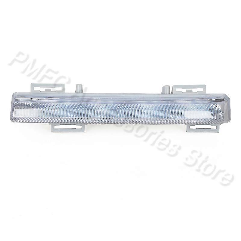 Front Bumper LED DRL Daytime Running Light Fog Lamp Grille Fog Light Cover For Mercedes Benz C-Class W204 2011-2013 A2048803324