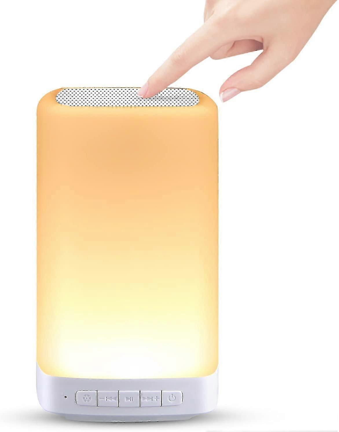 Bjxy Led Bedside Lamp, Touch Dimming, Led Night Light With 3 Warm Light Effects, Dimming Modes And 7 Colors To Change, Usb Rechargeable, Portable Nigh