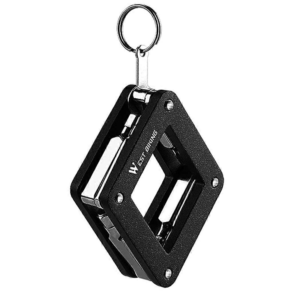 unbrand 8 in 1 Mountain Bicycles Tools Kit Bike Hex Spoke Mountain Cycling Screwdriver Black