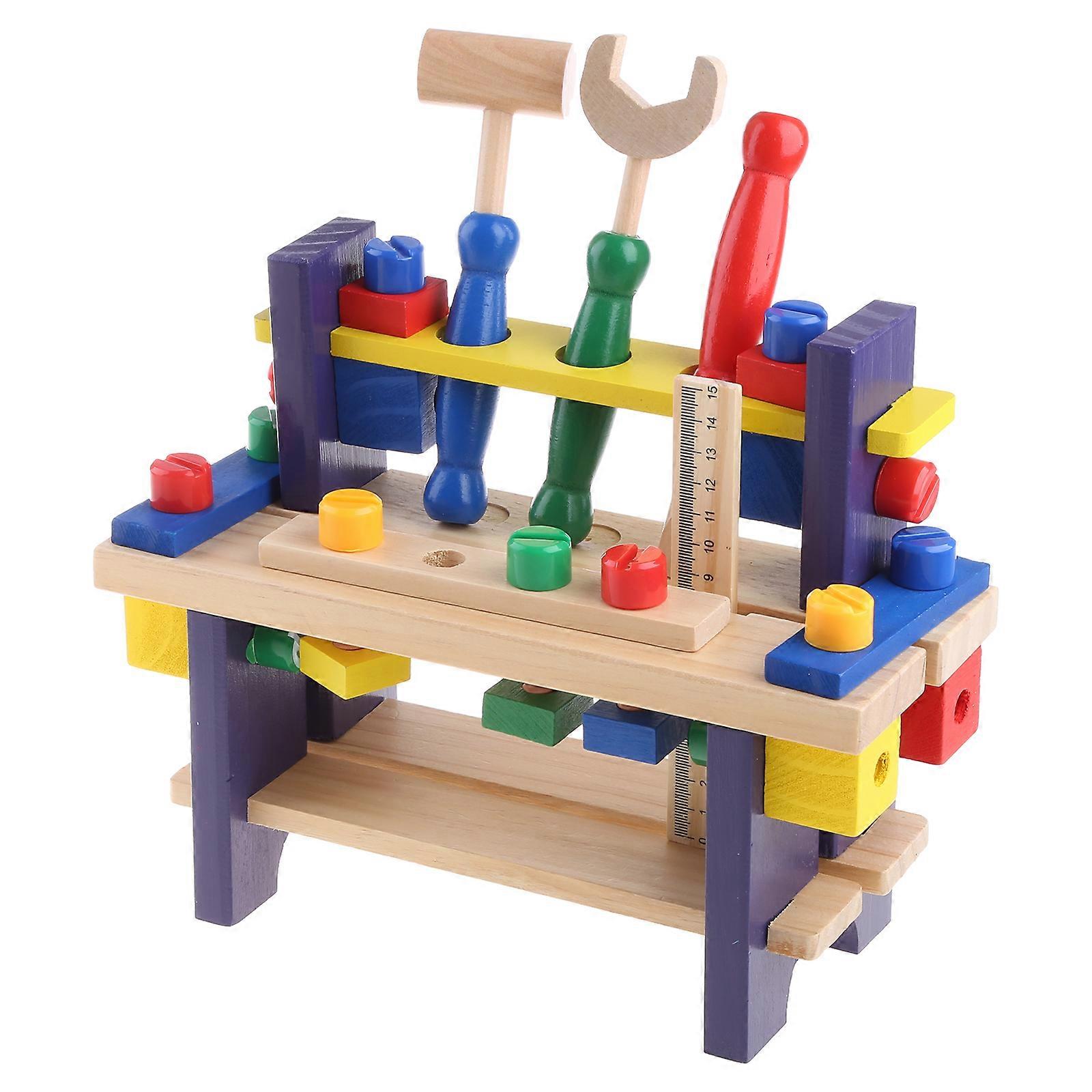 Simulation Workbench Toy Tools Kids Learning Hand-Eye Coordination Xmas Gift