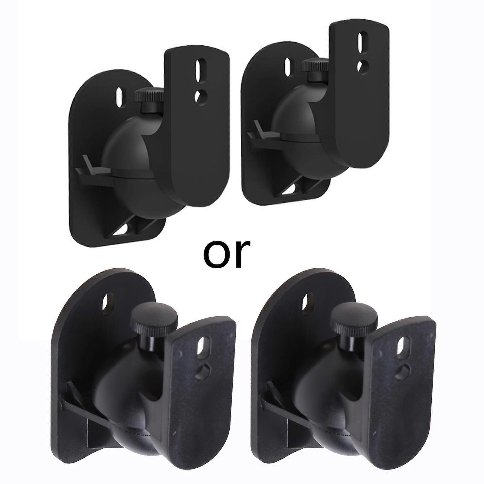 Portable Speaker Wall Mount Brackets 180 Degree Rotation for Surround Sound