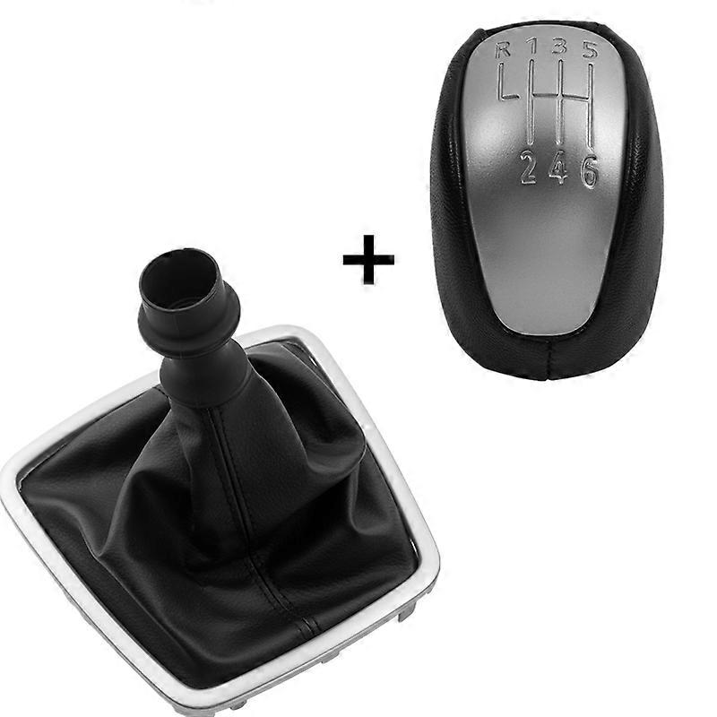 For Renault Laguna III MK3 2008 2009 2010 2011 2012 2013 2014 2015 Leather Gear Shift Knob Lever Shifter Gaiter Boot Case Collar