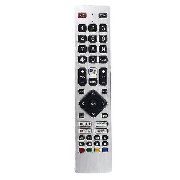 Rmc0133 Remote Control Replace for Sharp Tv Remote Free Installation Silver