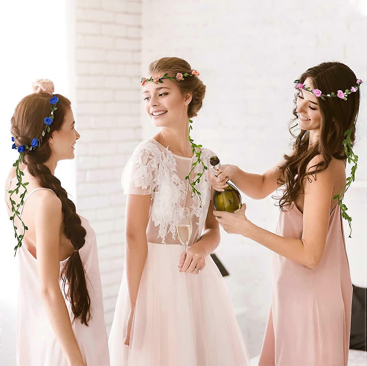 Couronne Fleurie Pour Cheveux - Halo Floral Festival Coachella - Diadème Mariage
