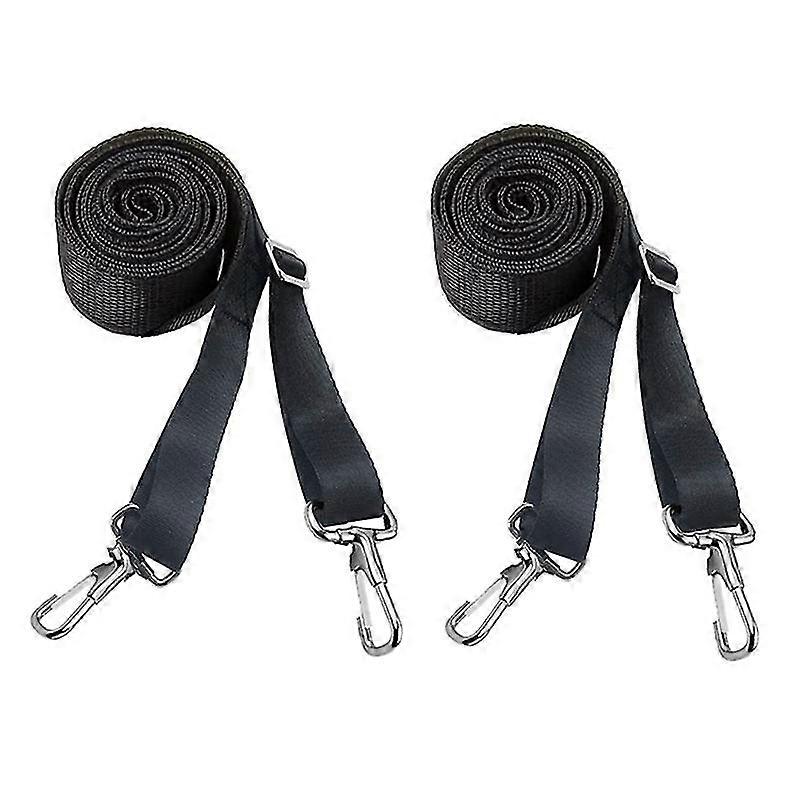 Marine Awning Webbing Straps with Stainless Steel Snap Loop Bimini Top Hardware
