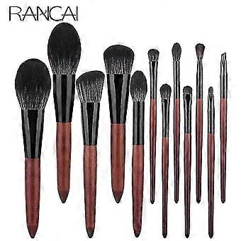 12pcs hohe Qualität Make-up Bürsten Set Foundation Pulver erröten kosmetische Werkzeuge| Lidschatten Applikator