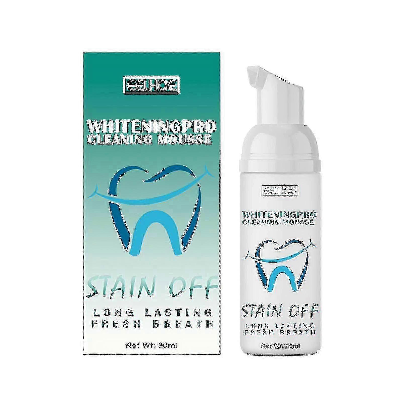 歯のブライトニングクリーニングムースディープクリーニング歯は新鮮な息をブライトニング歯に染みます