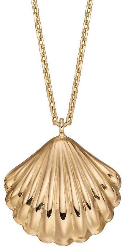 Elements Gold Shell Necklace - Yellow Gold