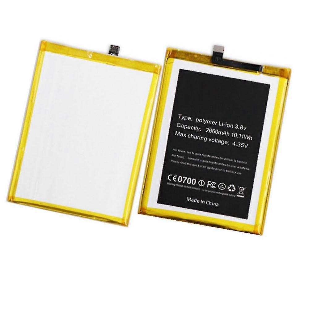 Compatível com Doogee F5 bateria 2660mah, compatível com doogeef5 4g lte 5,5 polegadas bateria de telefone celular