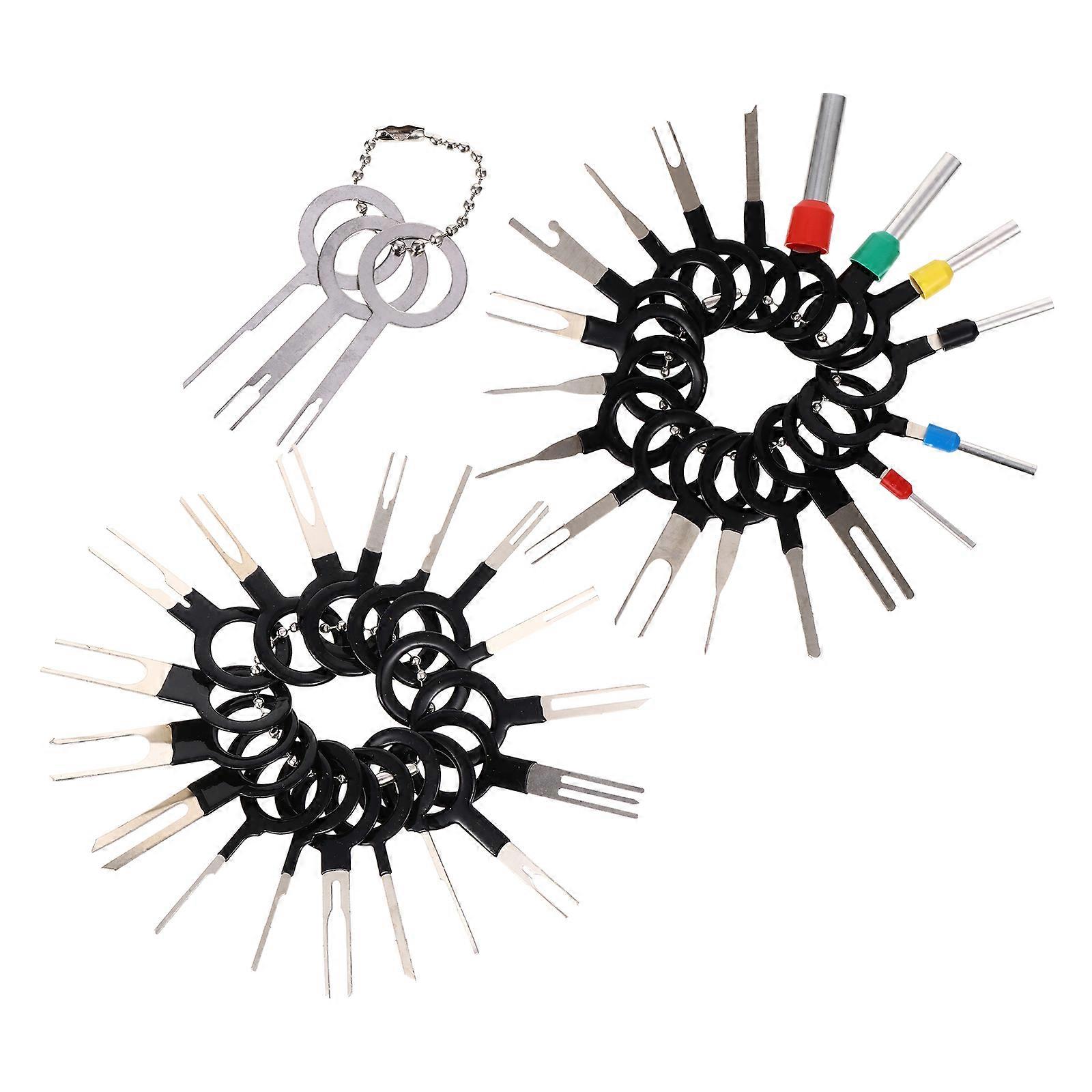 60pcs Useful Terminal Removal Tool Kit Helpful Auto Accessories for Car