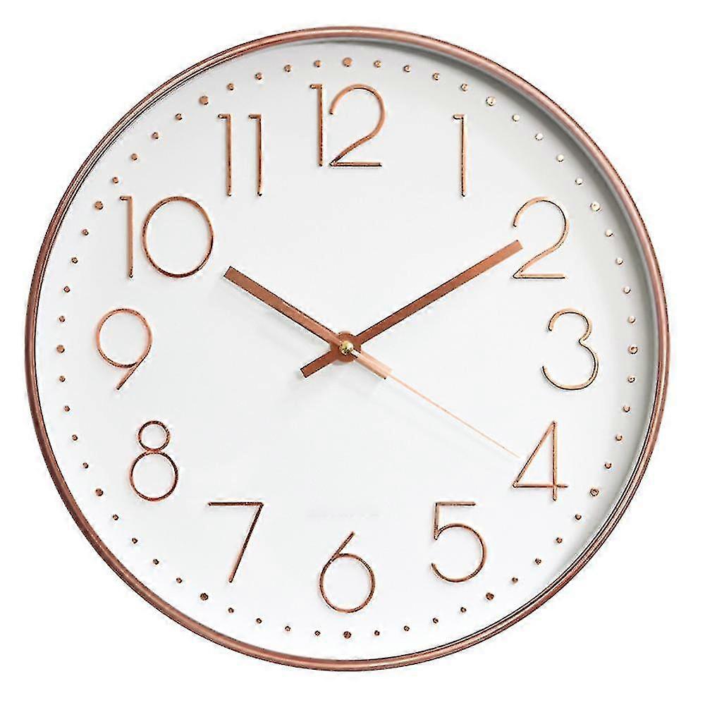 Modern Quartz Wall Clock - Silent & Non Ticking - Office Decor