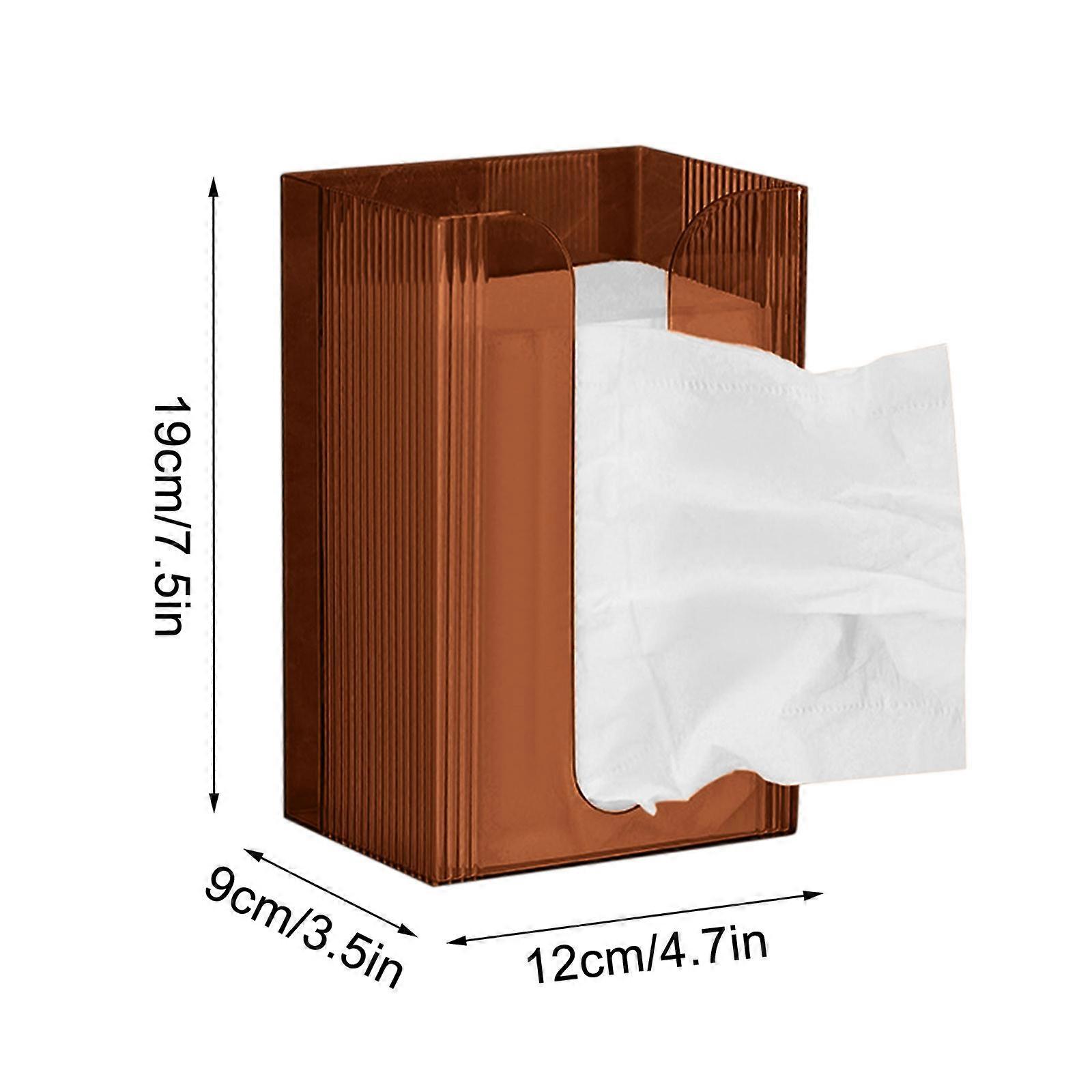 Storage Boxes Wall Mounted Tissue Box Bathroom Inverted Multifunctional Paper Drawer Paper Towel Face Towel Storage Box_c24070611