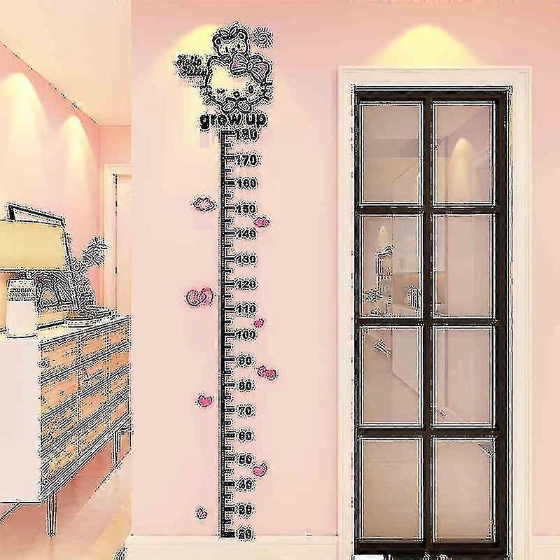 height measure wall acrylic chart adhesive stickers removable self