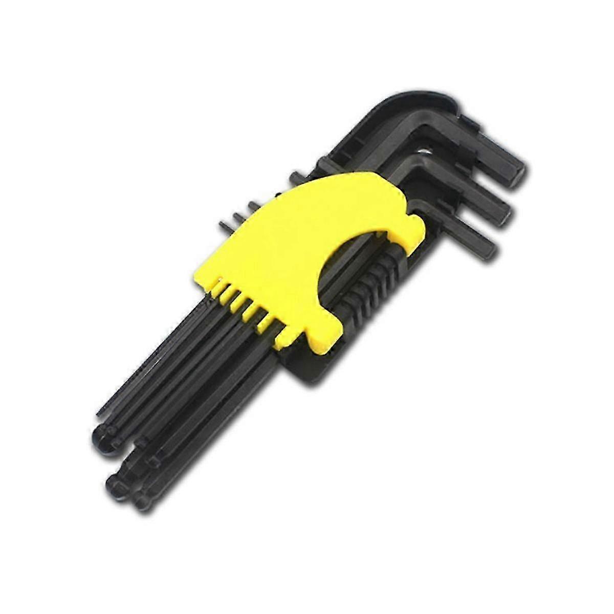 9-In-1 Ball-End Hex Wrench Set Hex Screwdriver Tool Set Square Wrench Plum Hexagon Wrench