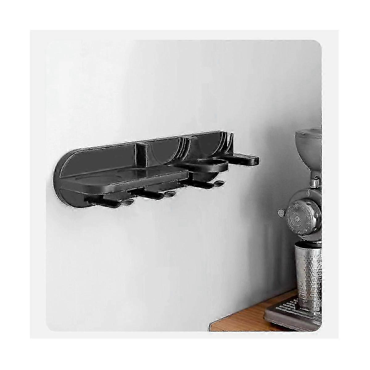 54mm Space Saving Floating Wall Shelves Coffee Station Organizer, Multipurpose Espresso Tools Coffe