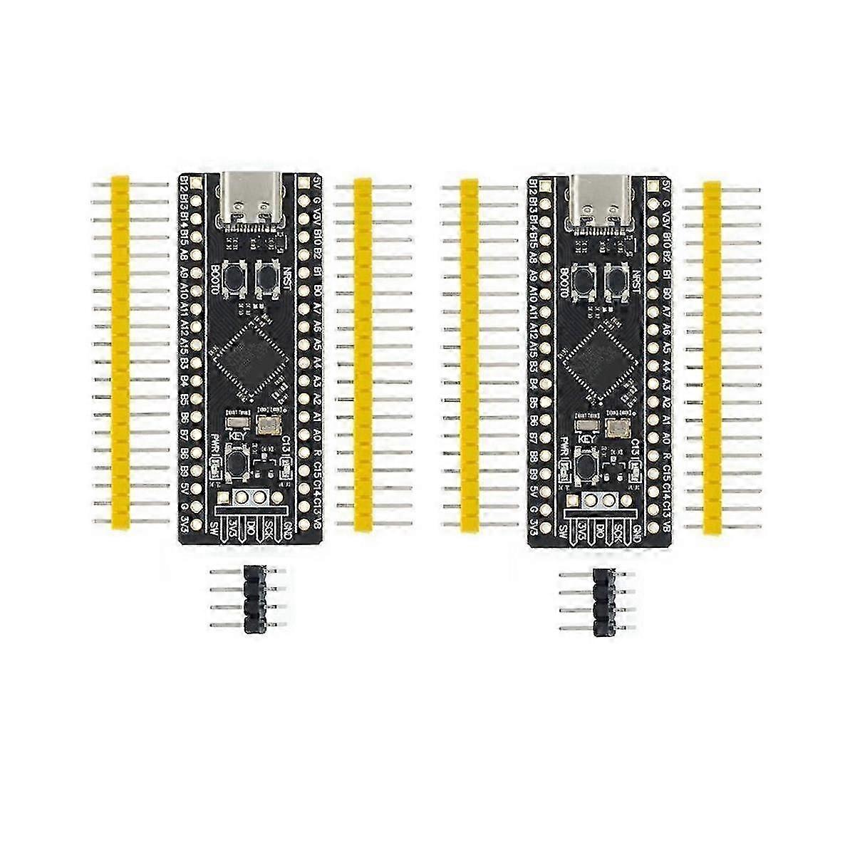 2pcs Stm32f411 Development Board, Stm32f411ceu6 Stm32f4 Learning Board, Support For Programming