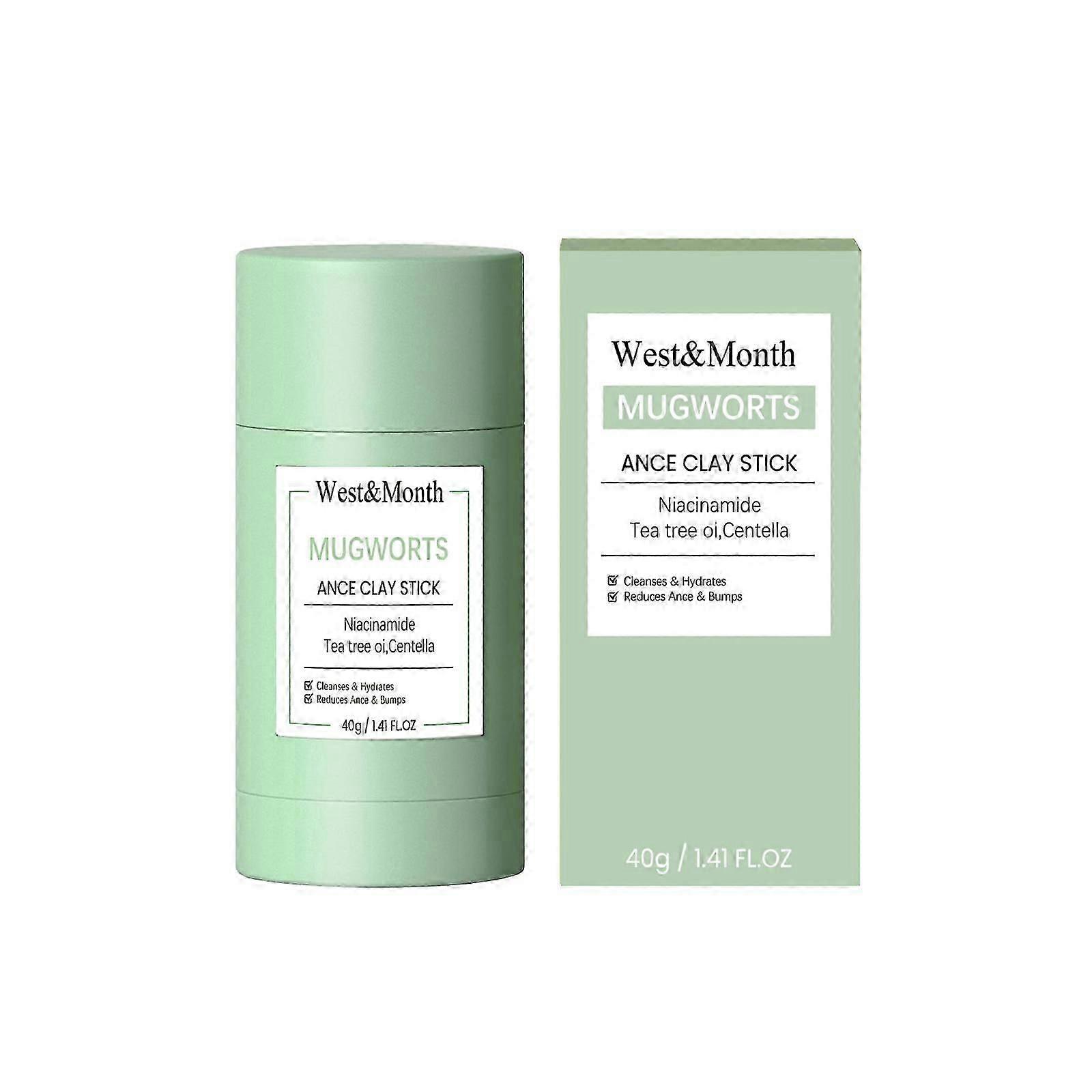 West&Month Blackhead Cleansing Mud Mask for Pore Cleansing, Removing Blackhead, Acne and Acne Stains, Deeply Cleansing and Moisturizing the Skin