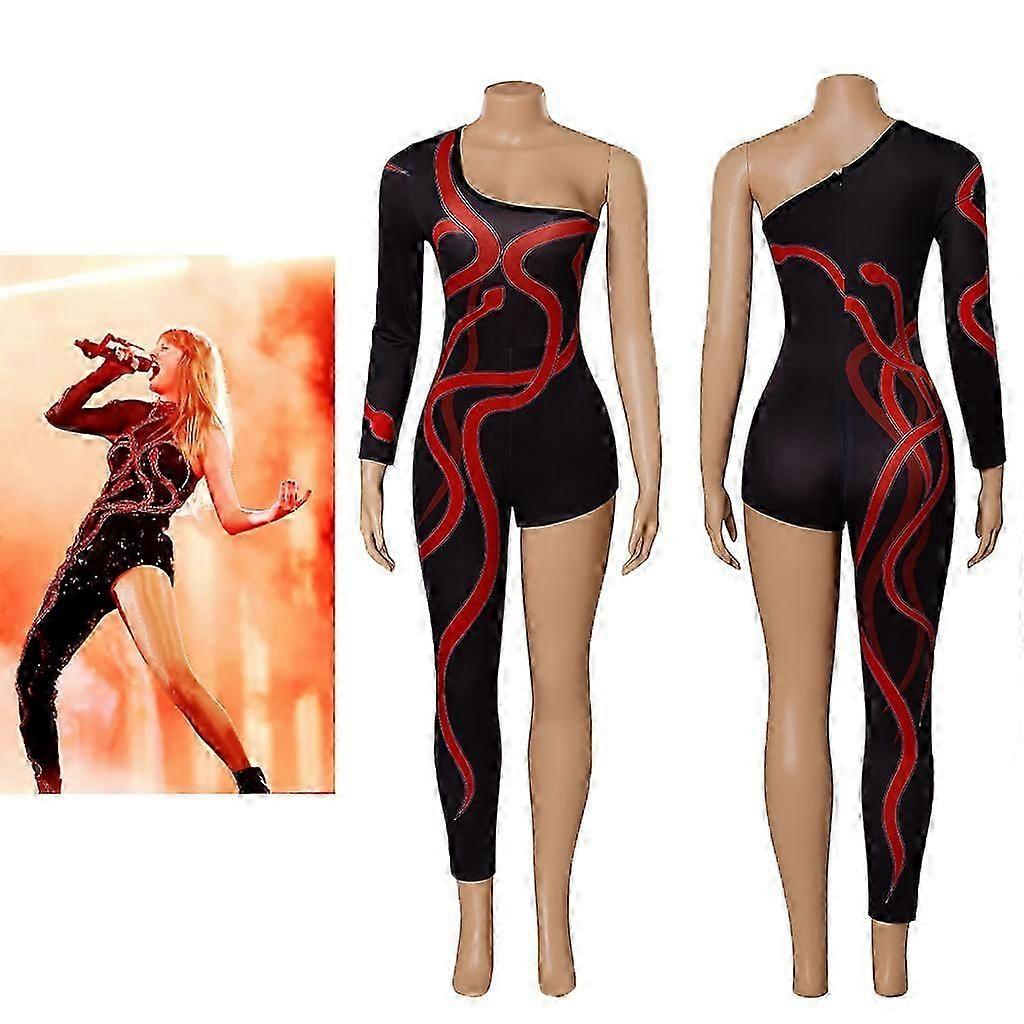Swift Eras Costume Tuta con una gamba sola Body per donne adulte L Donne