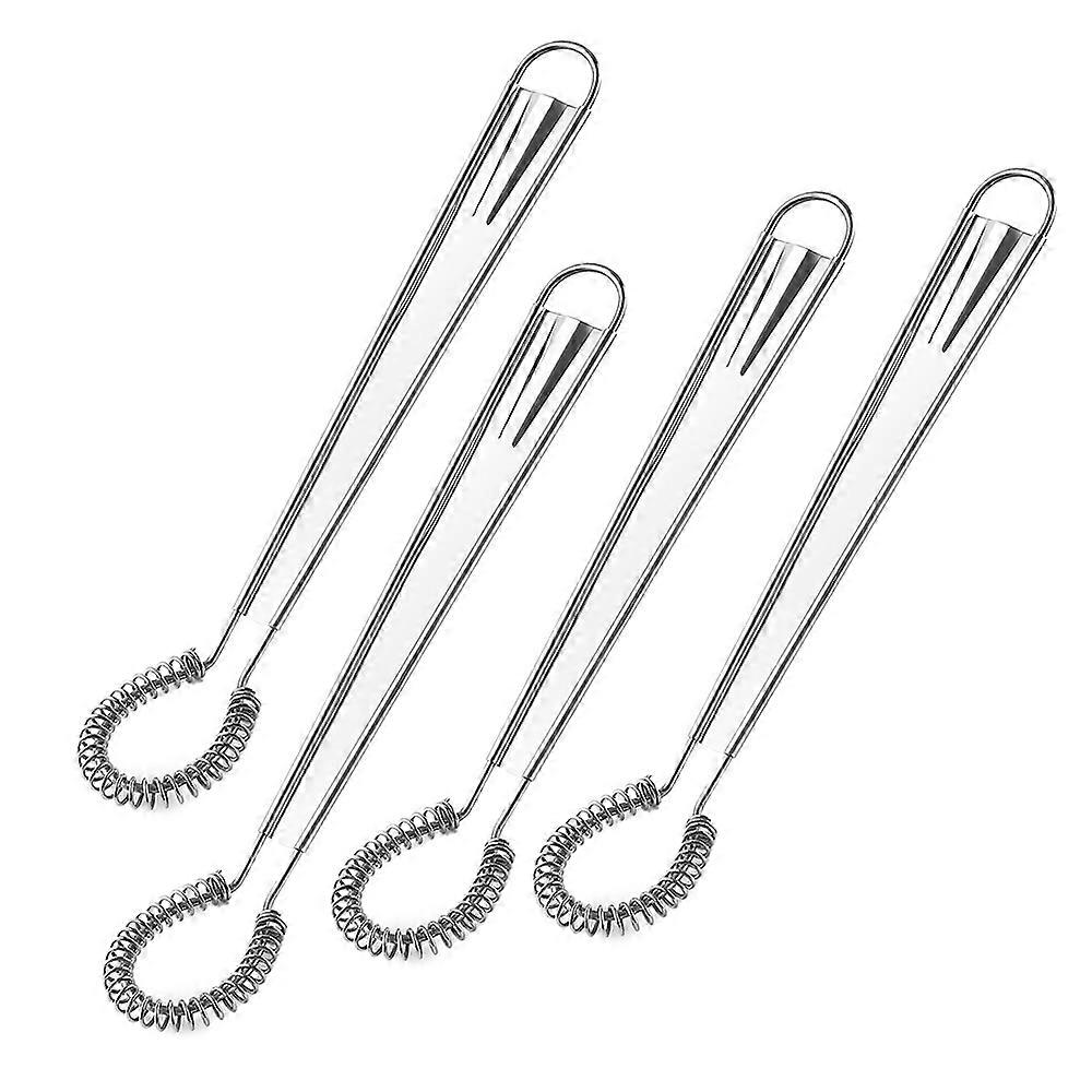 Set of 4 mini springform whisks, perfect for blending sauces