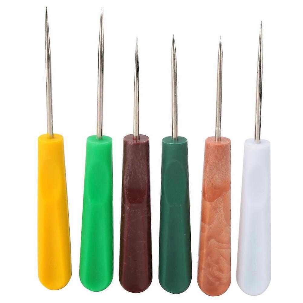 håndtak lærsøm sying syl DIY lærhåndverk hullstanseverktøy