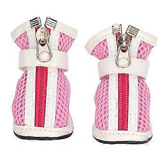 Breathable Mesh Dog Shoes Dog Outdoor Shoes Running Shoes with Anti Slip Sole(#5)
