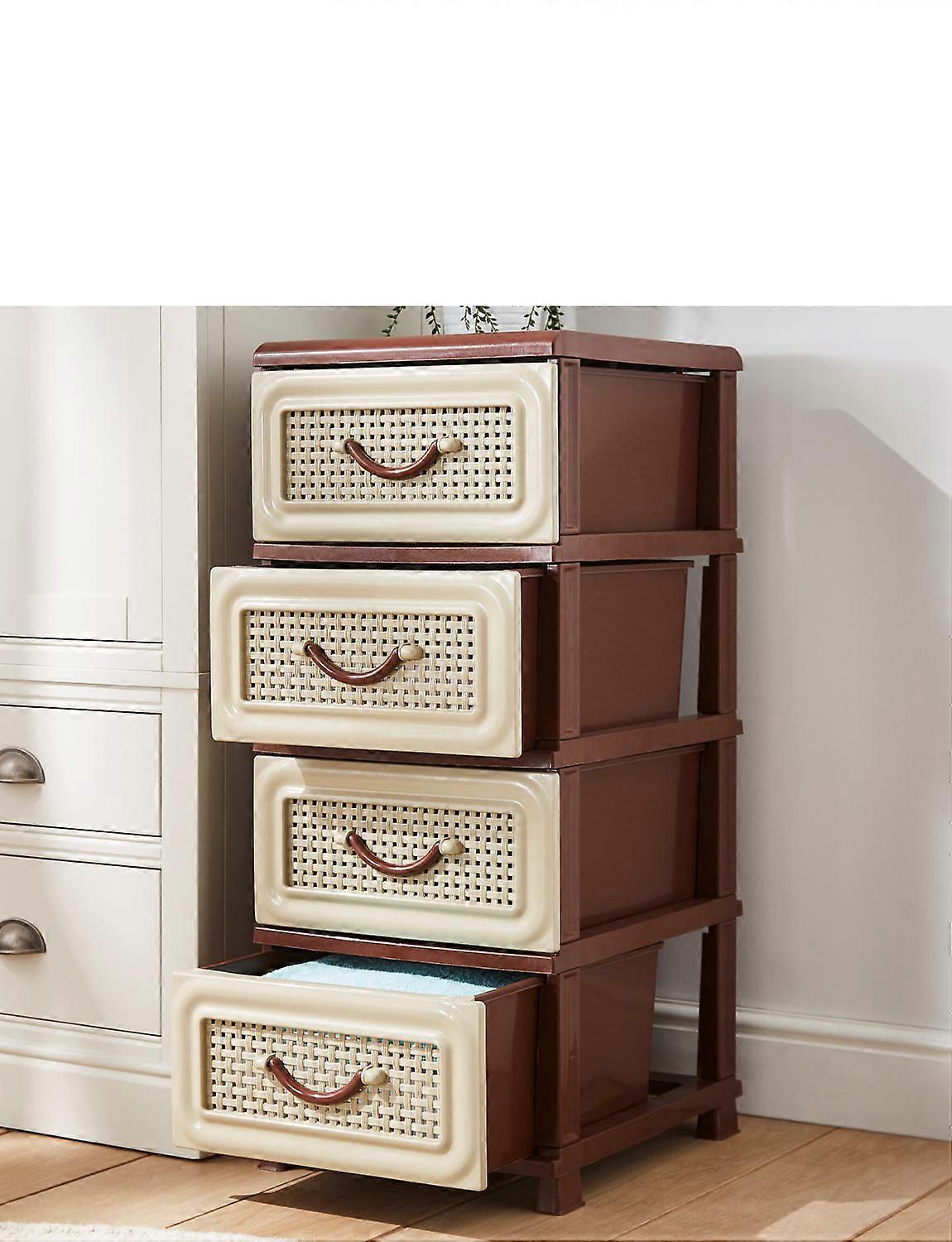 Chums | Quality | Lattice Effect Storage Drawer Units (3, 4 or 5 Drawers) Strong Frame & Easy Assembly