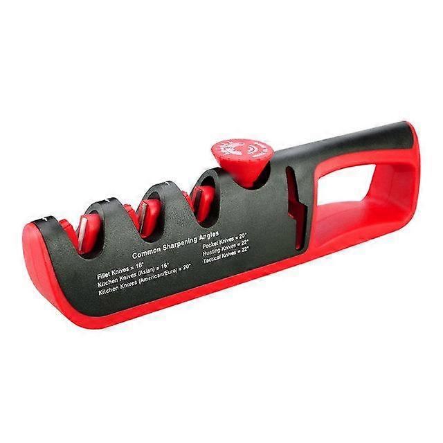 Stainless Steel Knife Sharpener Adjustable Angle 4-stage Scissors Whetstone Professional Kitchen Knife Sharpener Tools