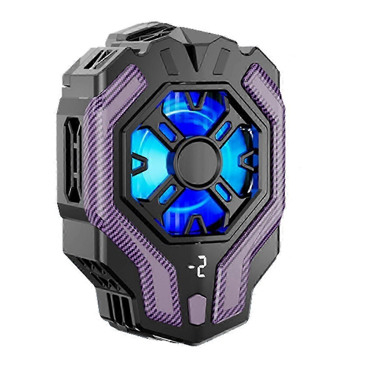 F18 Digital Display Mobile Phone Cooling Fan Radiator Back-Clip Game Cooler suitable for Phone Gaming Cool Heat Sink