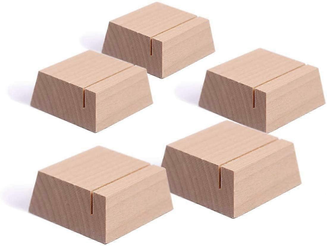 12 Pack Birch Wood Stand for Events and Cafe