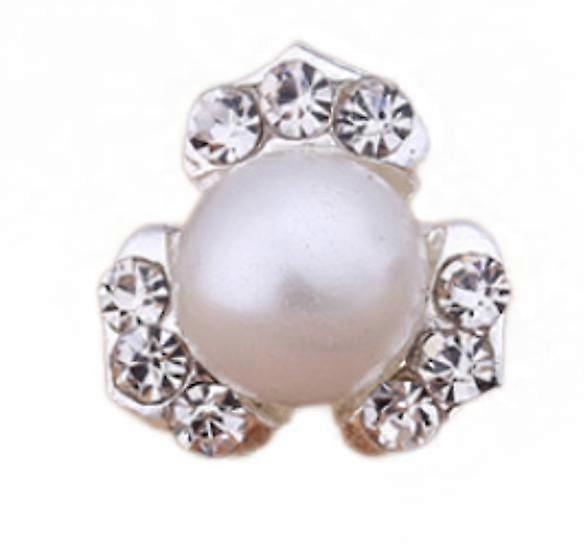 (Pearl and Diamond)Pearl Diamond Stud Earrings