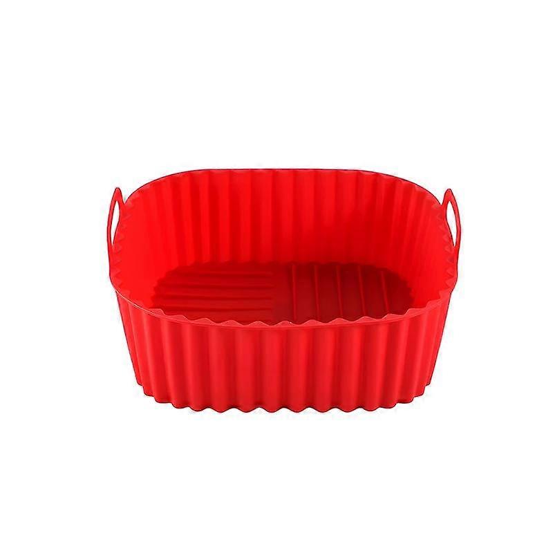 Silicone Air Fryer Mat Oven Baking Basket Thickened High Temperature Resistant Baking Pan Silicone Oven Tray Kitchen Tools
