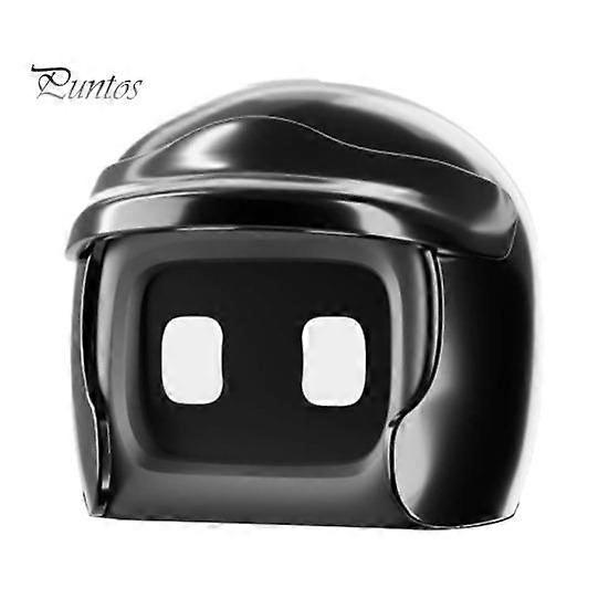 Helmet Car Robot Cute Driving Buddy Robot Figurine Toy Car Dashboard Mini Ornament Gift for Robot Lovers