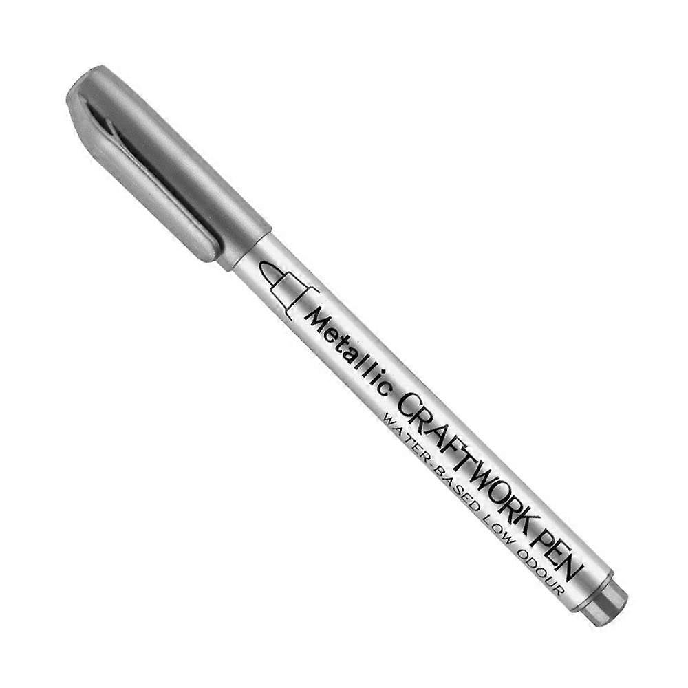 1-Pack Permanent Marker Pen - Fine Tip for Crafts/Art/Doodling