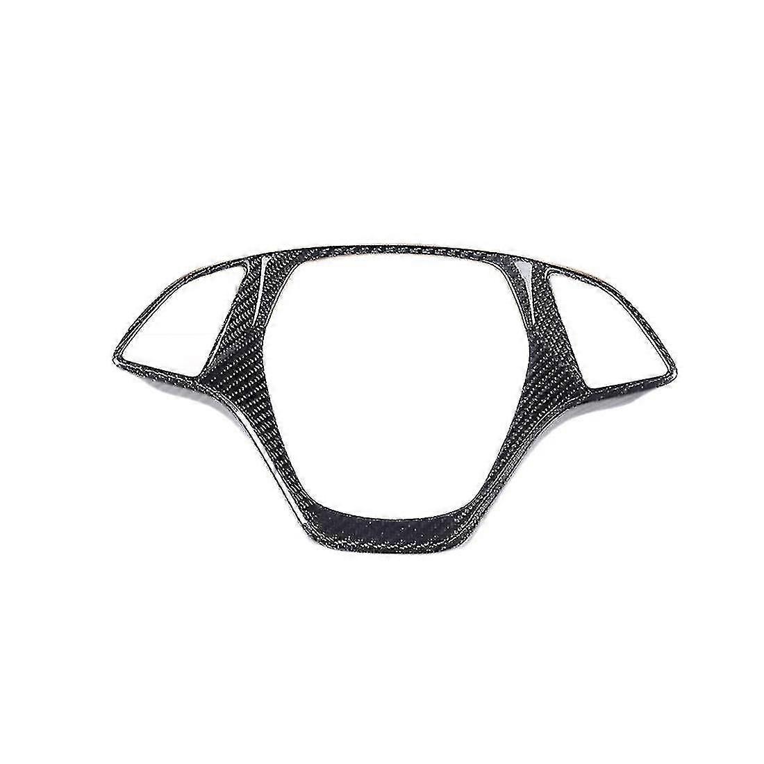 Real Carbon Fiber Steering Trim Frame For Corvette C7 2014-2019 Interior Modeling Sticker