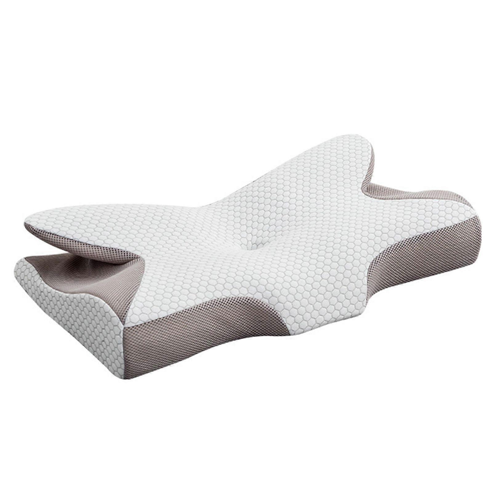 Neck Pillow Not Easily Deformed Soft Comfortable Quick Rebound Memory Foam Two-way Ergonomic Cervical Pillow Bedroom Supply