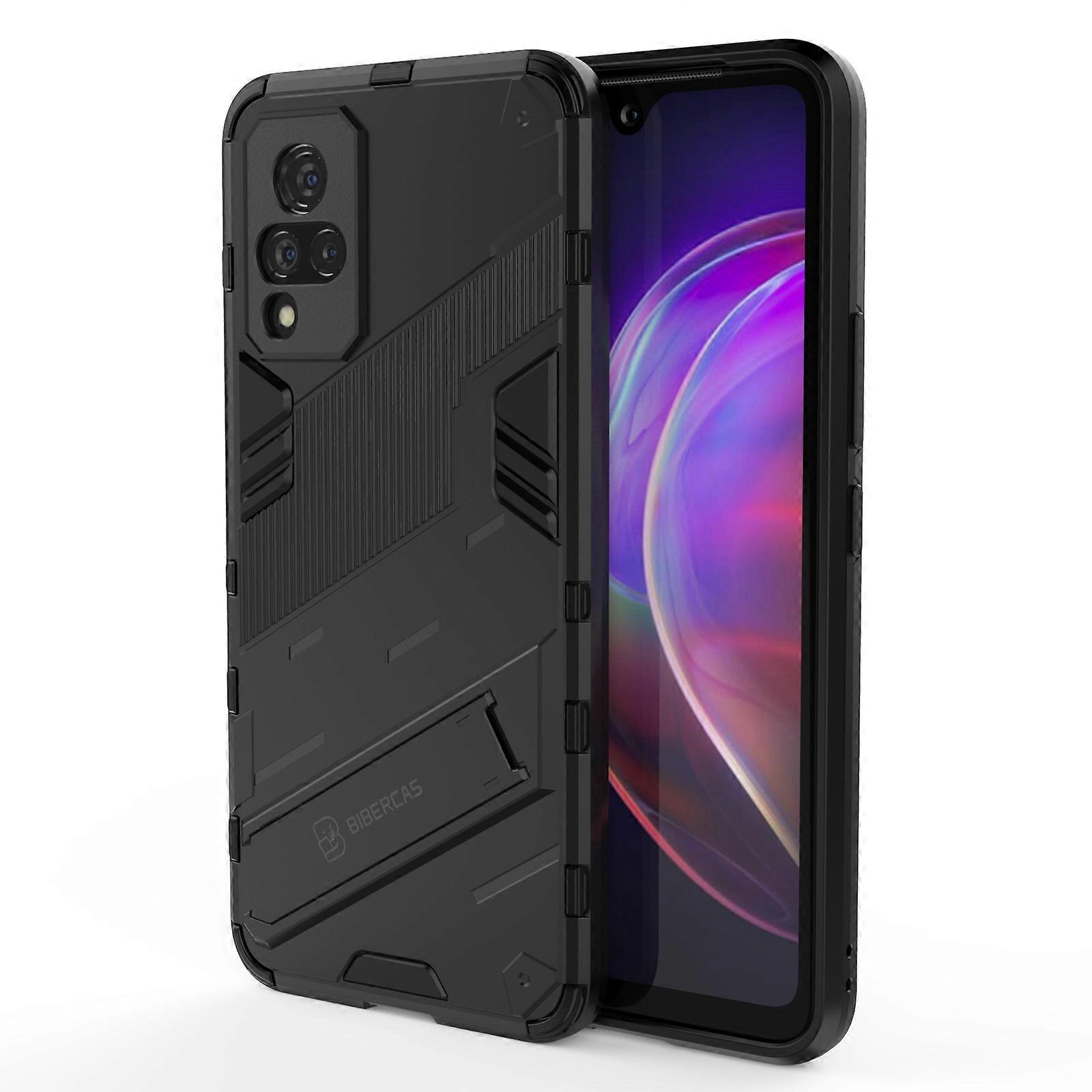 For vivo V21 Punk Armor 2 in 1 PC + TPU Shockproof Case with Invisible Holder