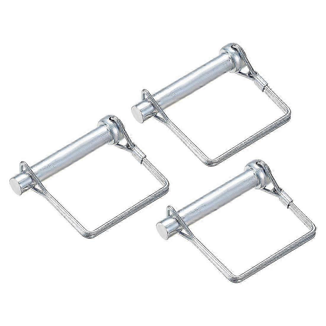 פין נעילת פיר - 10 מ"מ x 60 מ"מ סיכת מצמד לנגררים חקלאיים עגלות גינת דשא בריבוע 3 יחידות