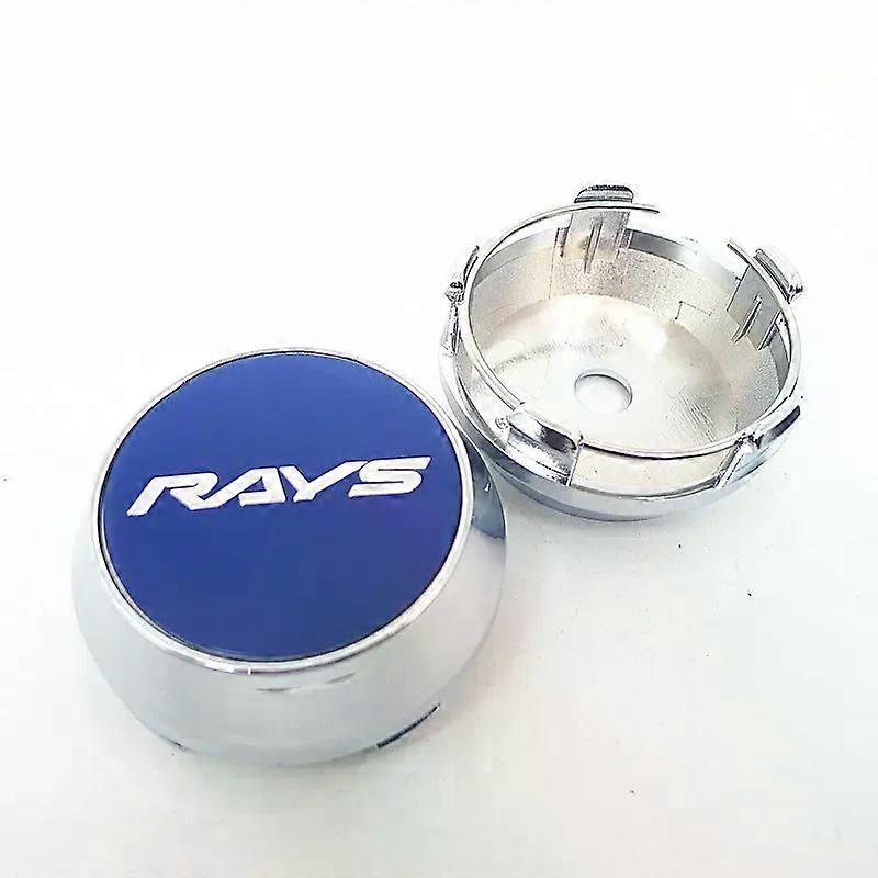 4pcs 60mm 56mm compatible for Rays Wheel Center Hub Cap Car Styling Cover 45mm Emblem Badge Stickers Accessories